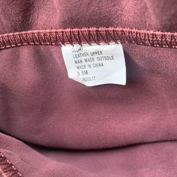 Nanette Lepore Burgundy booties women's size 8.5 - Picture 3 of 5